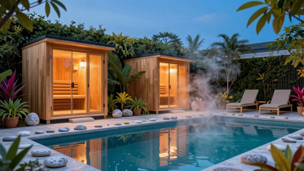 outdoor wellness retreat features