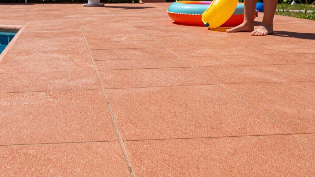 pool deck slip prevention