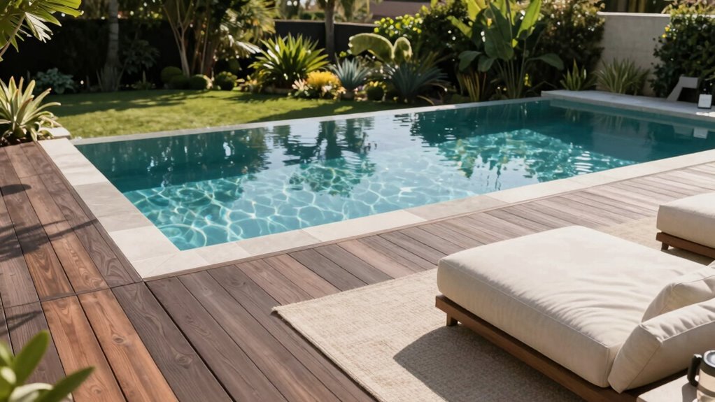 pool deck space ratio