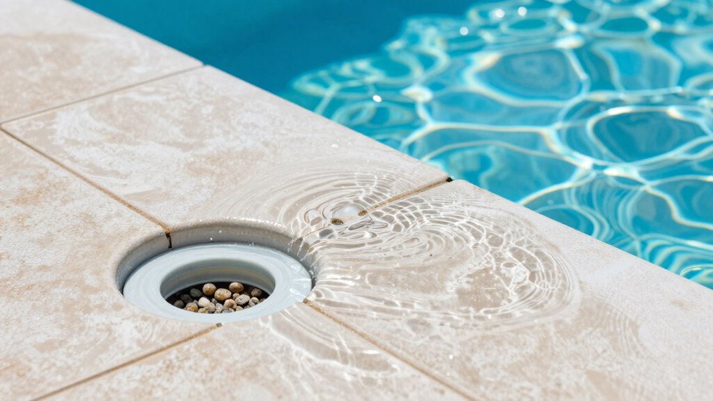 pool drainage deck considerations