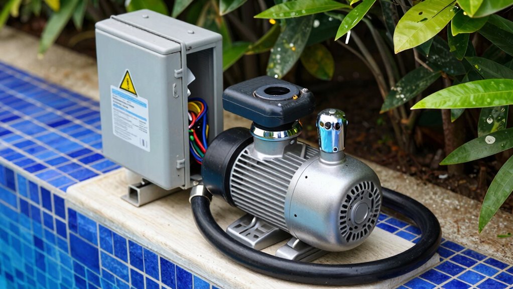 pool equipment repair access