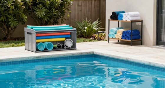 pool gear storage solutions