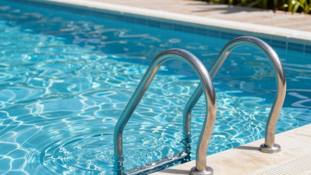 pool handrails improve safety