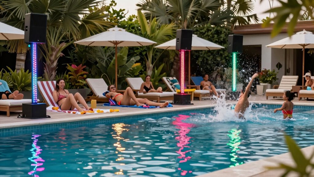 pool party sound options