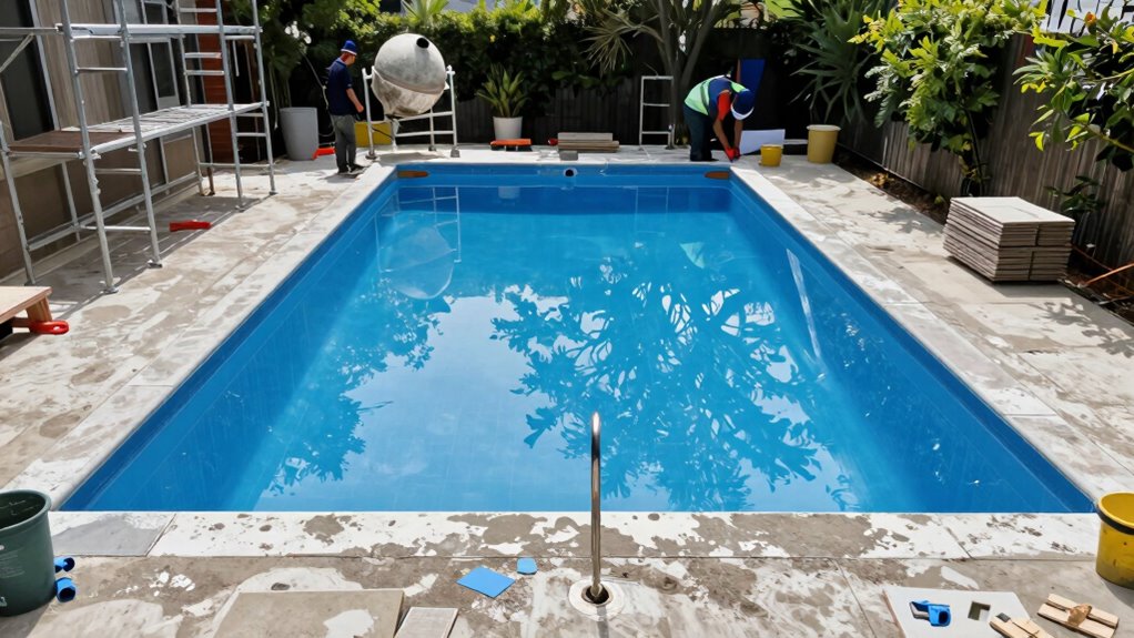 pool renovation schedule expectations