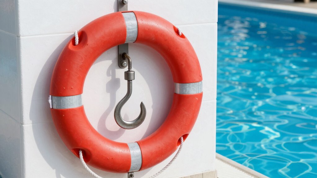 pool rescue equipment location