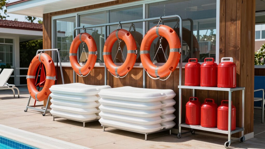 pool safety equipment management