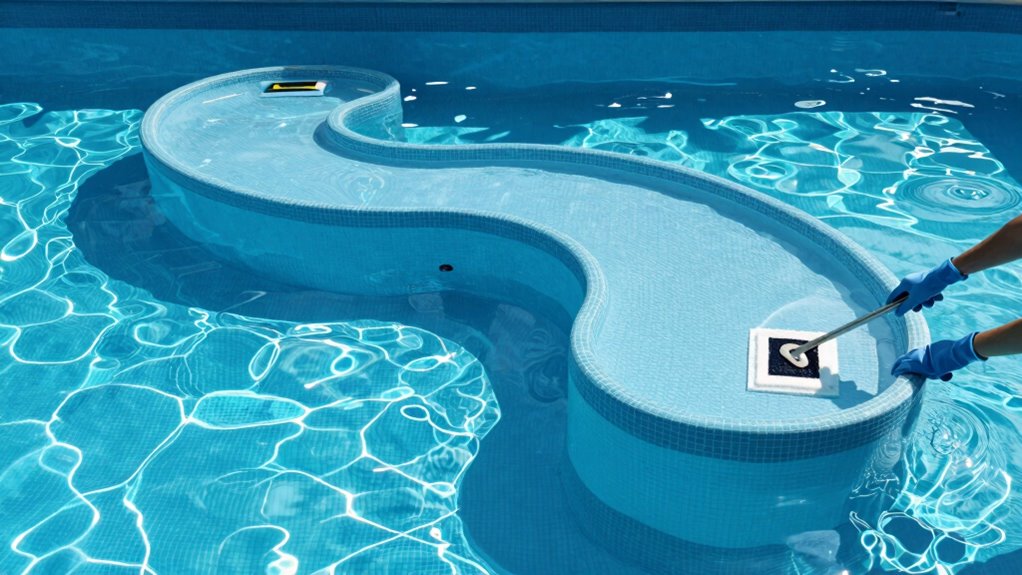 pool shape influences cleaning ease