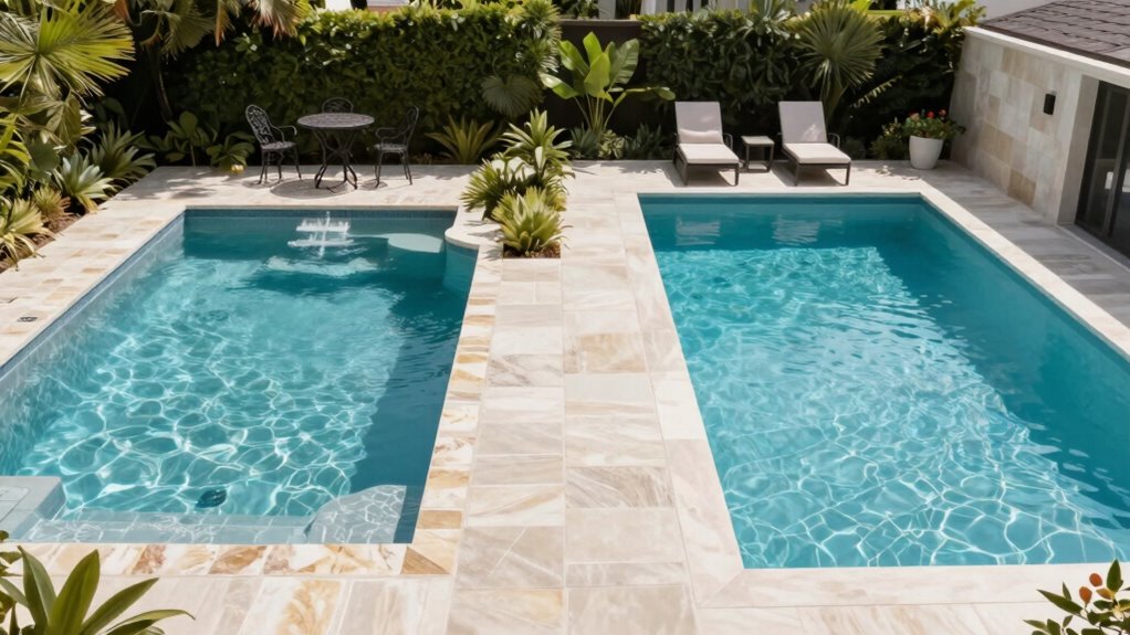 pool styles landscaping safety