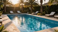 pool sunlight and shade