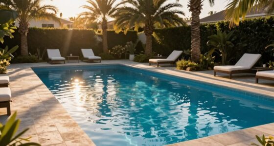 pool sunlight and shade