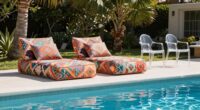 poolside and underwater seating