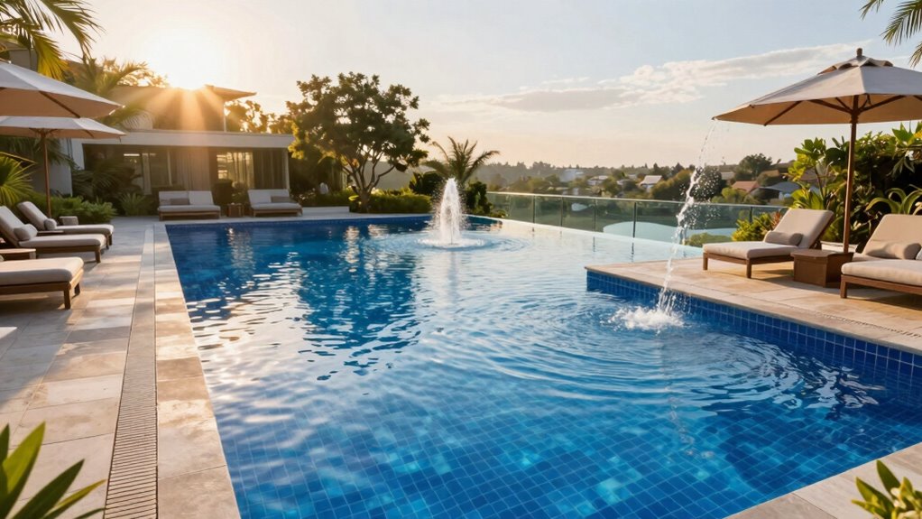 poolside comfort and ambiance