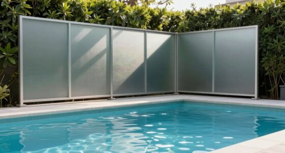 poolside privacy screen benefits