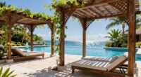 poolside shade structures