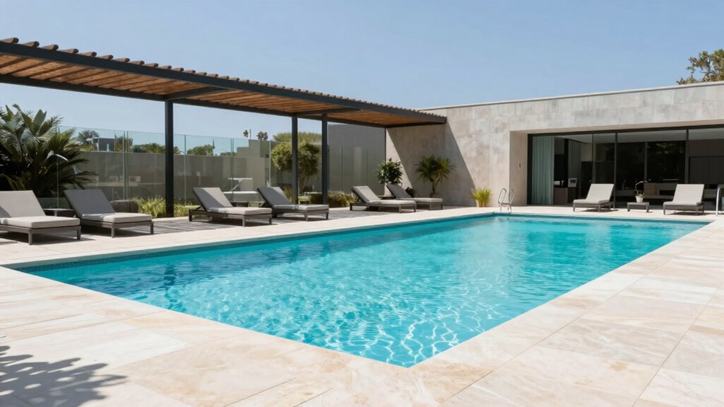 safe accessible pool layout
