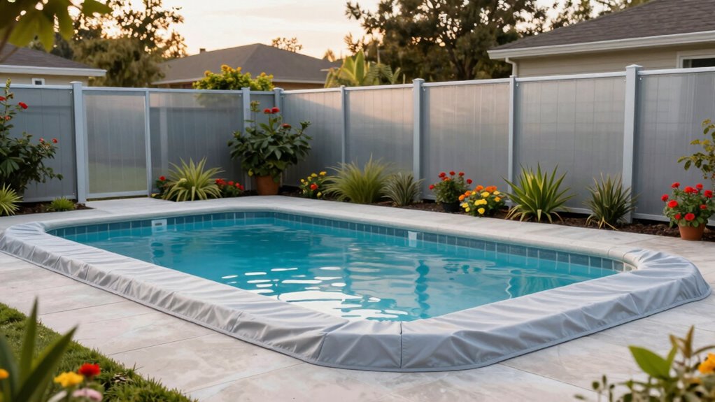 safe clear well lit pool