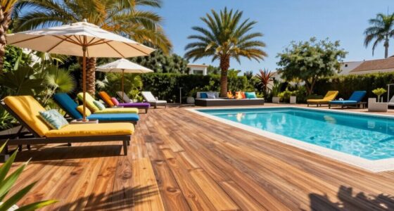 safe comfortable pool decking