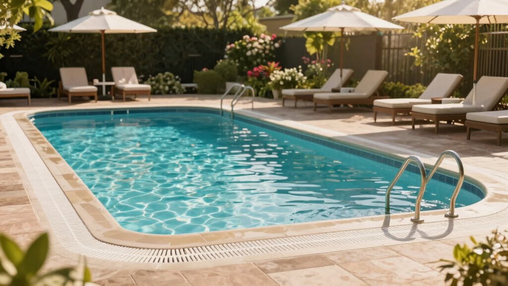 safe comfortable pool features