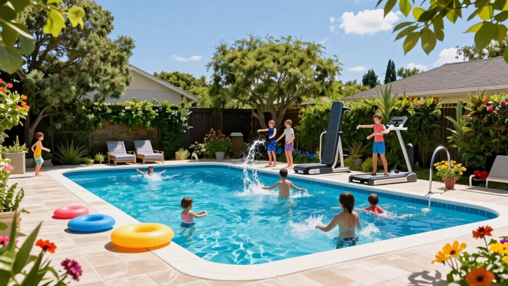 safe functional family friendly pool