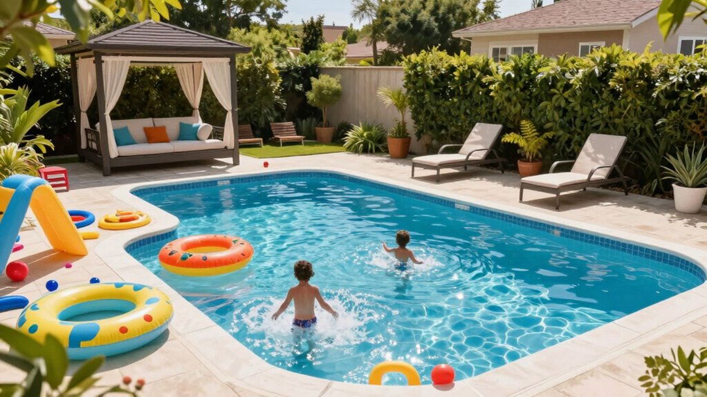safe stylish pool zone design
