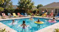 seasonal swimming pool usage