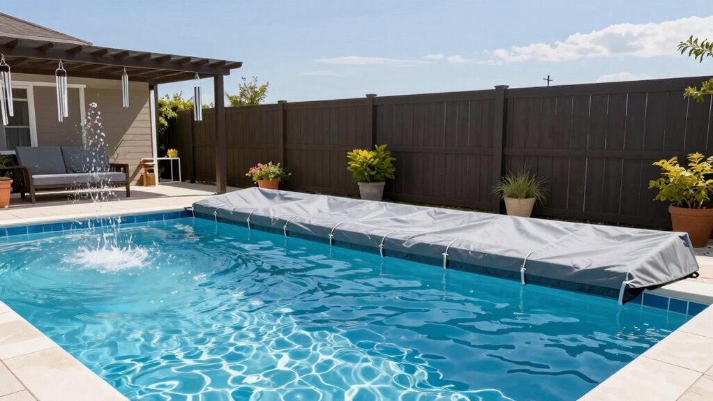 secure and maintain pool area