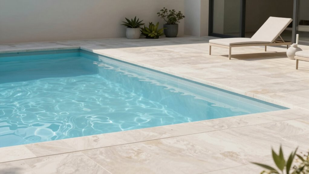 serene minimalist pool retreat