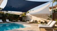 shade sails improve pool comfort