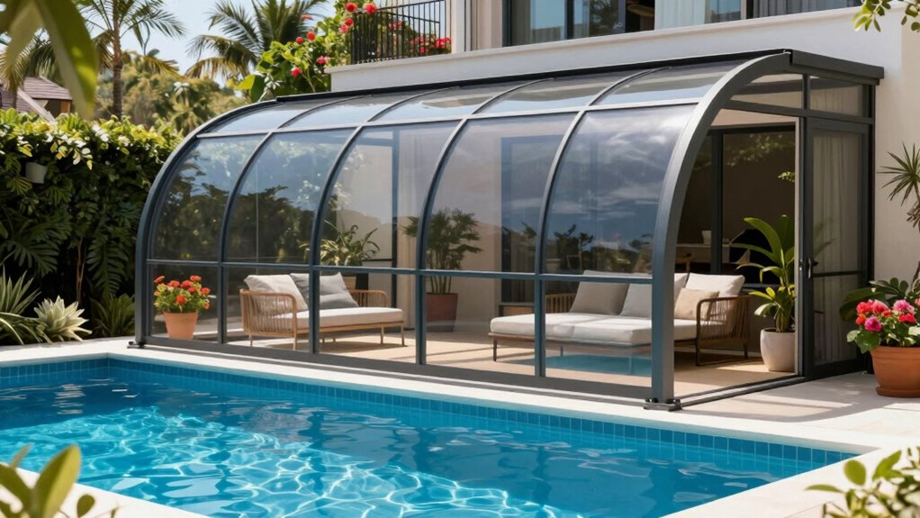 smart efficient pool enclosure