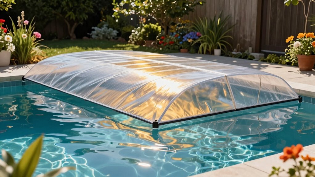 solar pool covers save energy
