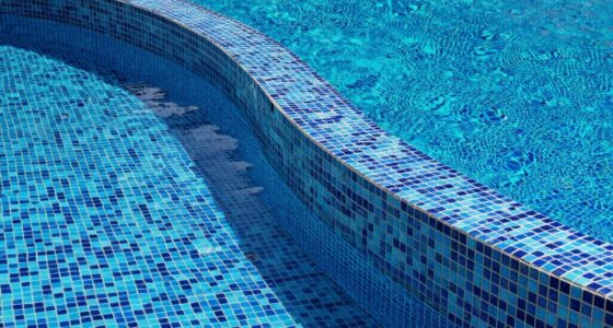 waterline tile transforms pool