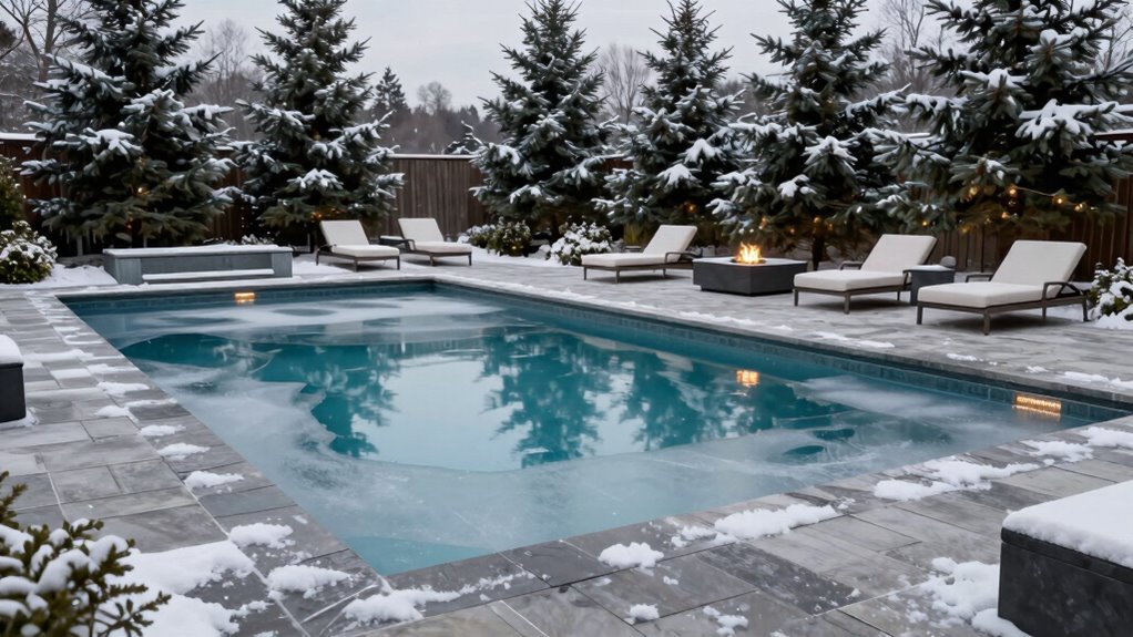 winter pool safety and design