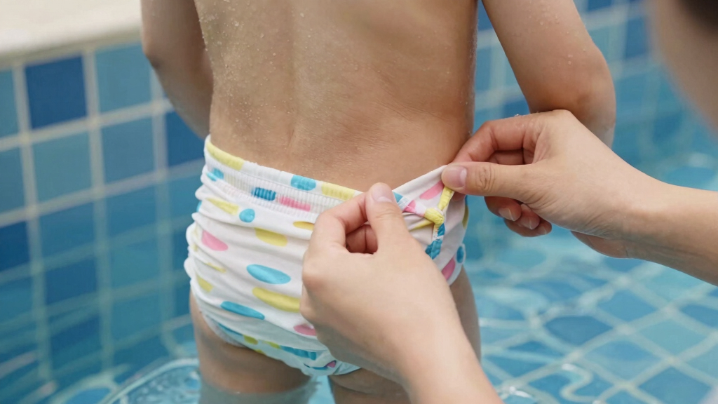 TIL swim diapers let the pee go in the pool, they are actually designed to