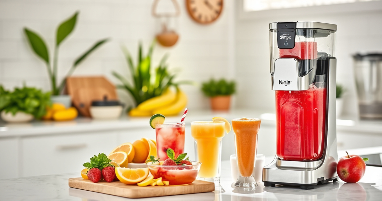 Beat the Summer Heat with the Ninja SLUSHi Frozen Drink Machine