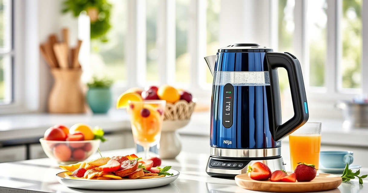 Chill Out This Summer: How to Make Iced Tea with Ninja KT200BL Electric Kettle