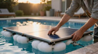 Floating Solar PV on Foam with Air Bubblers