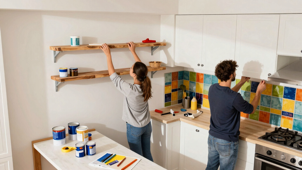A Couple Gave Their Galley Kitchen A Budget-Friendly Redo With A Dining Nook