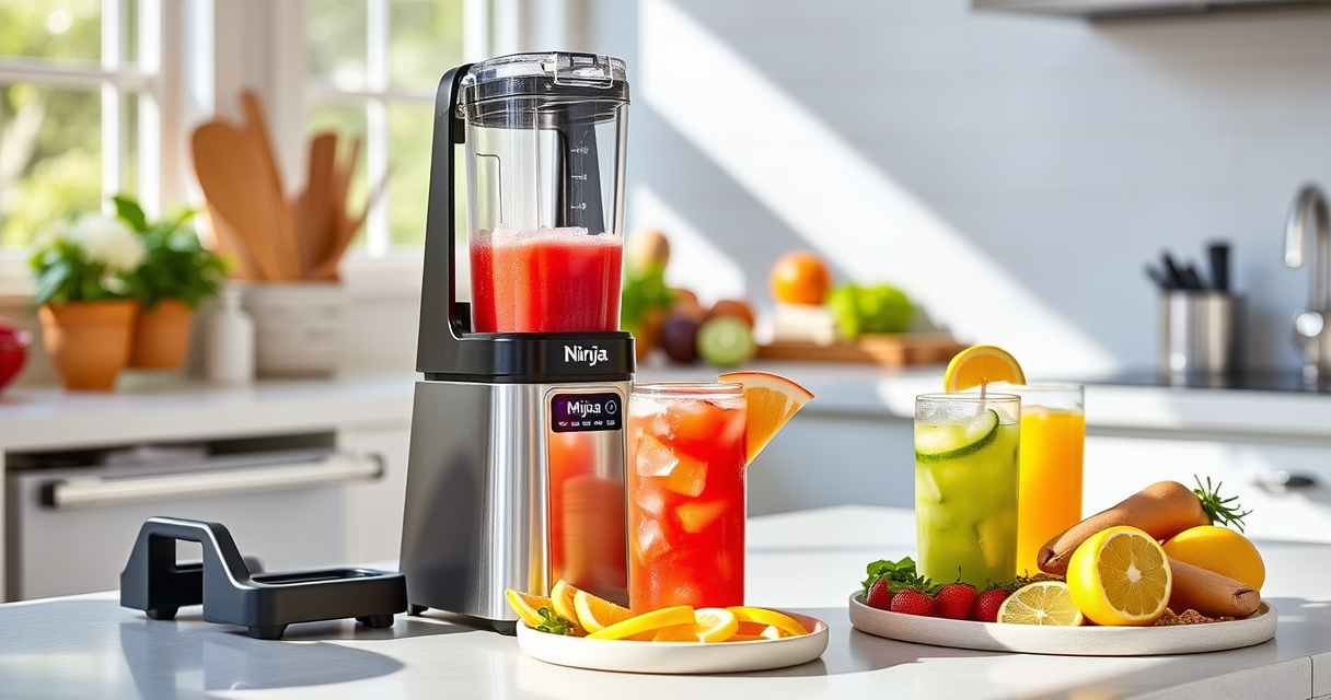 Create Summer Slushies with Ninja SLUSHi XL Drink Maker