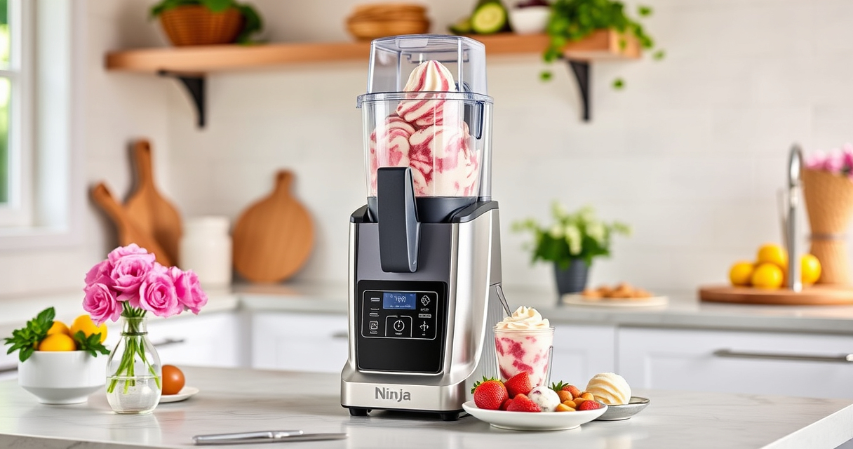 Create Summer Swirls with the Ninja NC701 CREAMi Ice Cream Maker