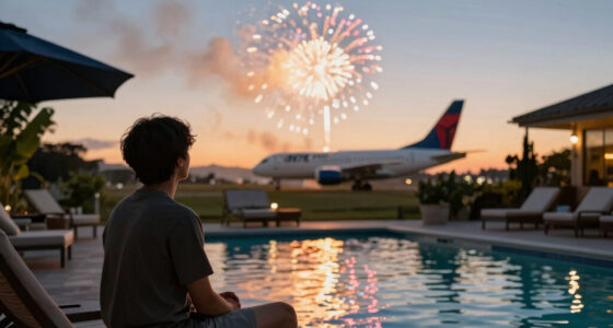 Firework Strike Delta Flight 1076