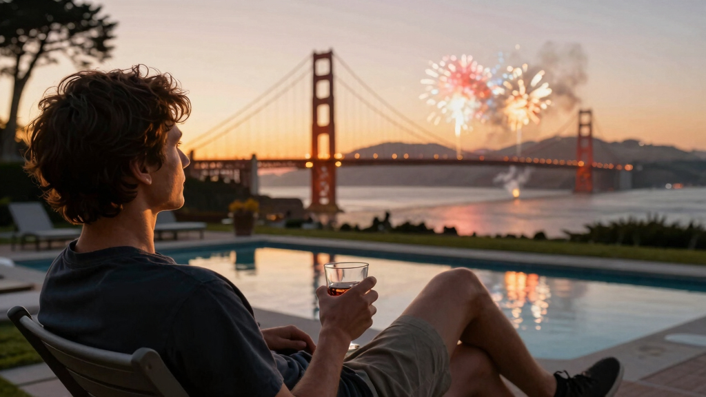 Golden Gate Bridge Fireworks