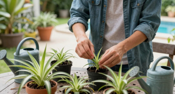 How to propagate spider plants