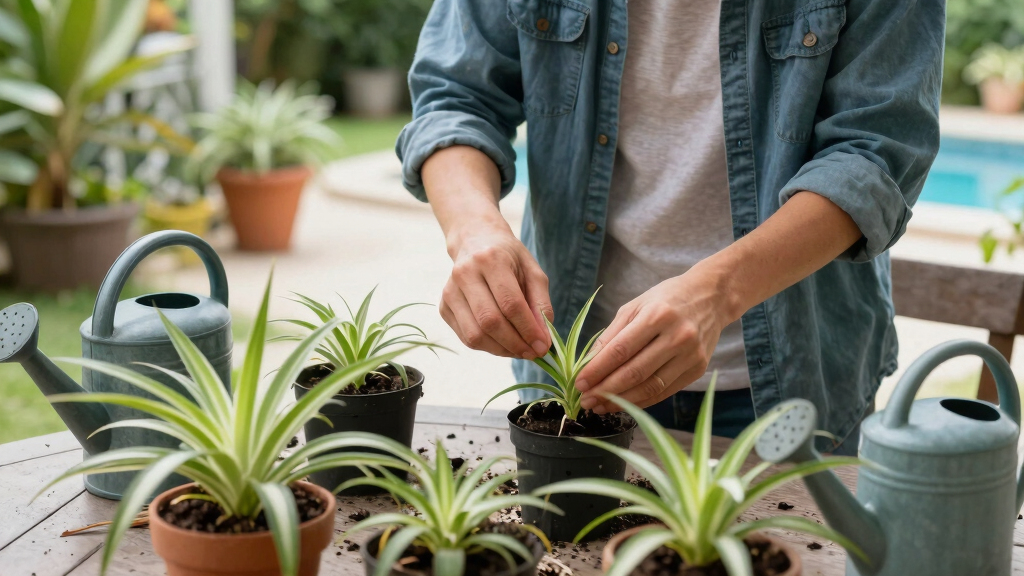 How to propagate spider plants