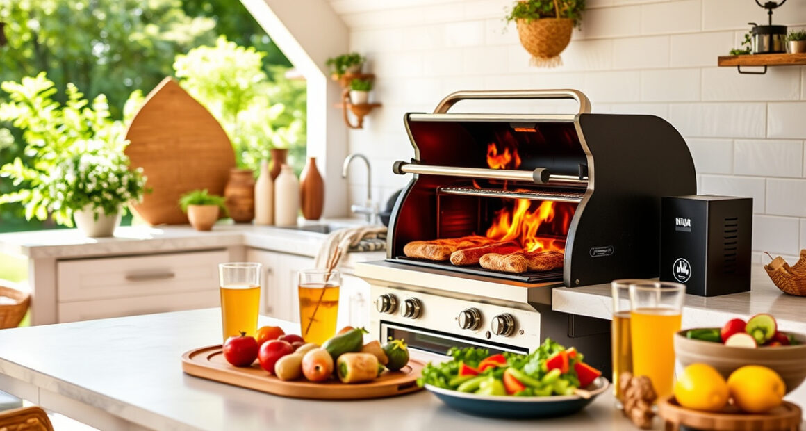 Master Summer BBQ with Ninja OG951 Woodfire Pro Connect Grill
