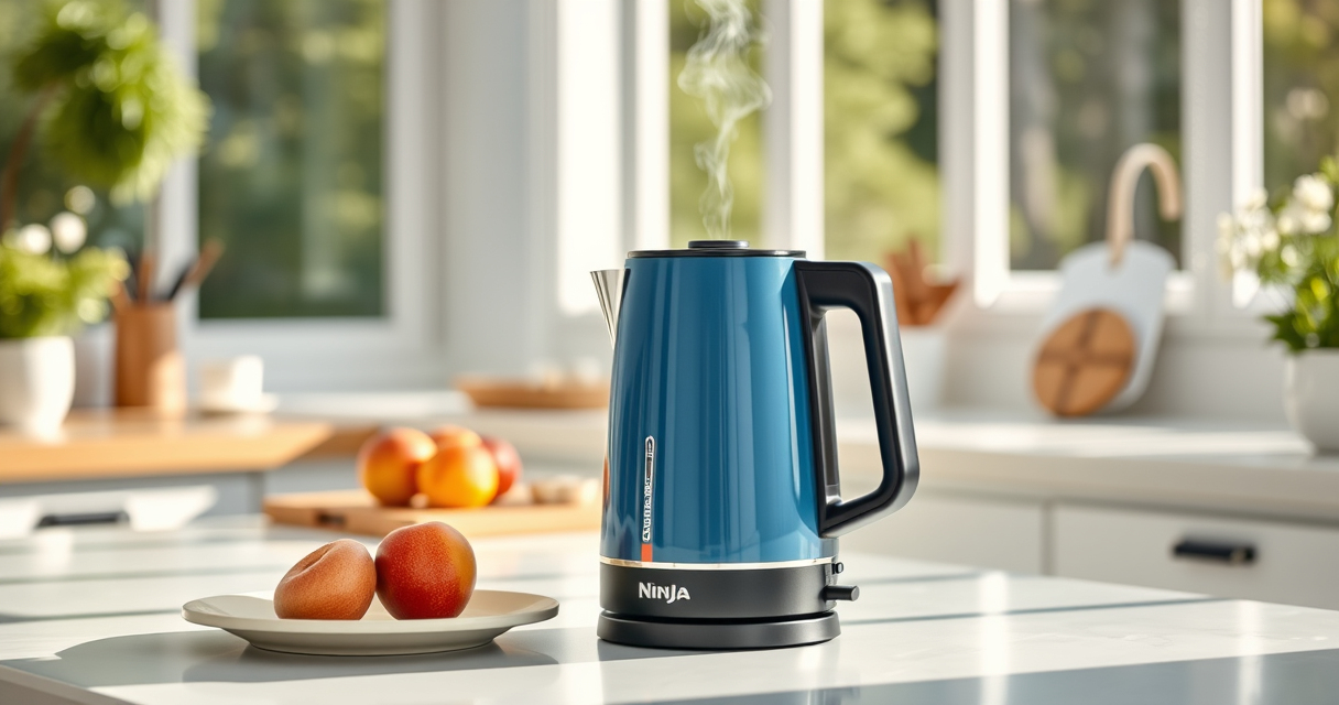 Ninja KT200BL Precision Temperature Electric Kettle: Summer Tea & Coffee Companion