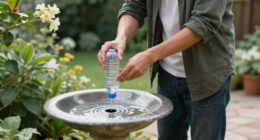 Want To Attract More Backyard Birds? This Easy Bird Bath Bottle Dripper Trick Is All You Need