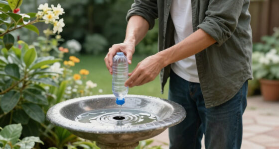 Want To Attract More Backyard Birds? This Easy Bird Bath Bottle Dripper Trick Is All You Need