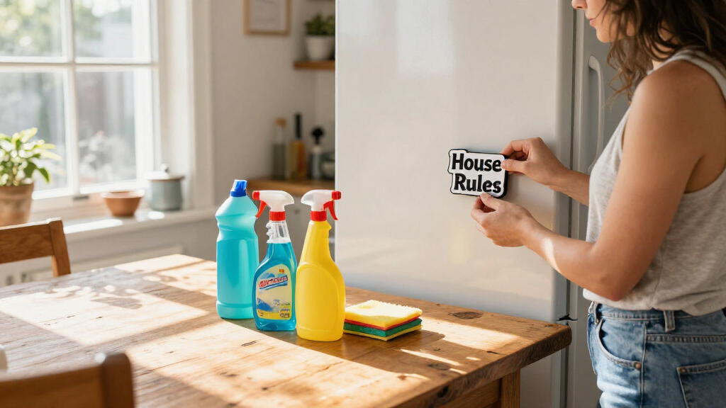 My Grandma Gigi’s “House Rules” Magnet Helps Me Keep My Home Clean