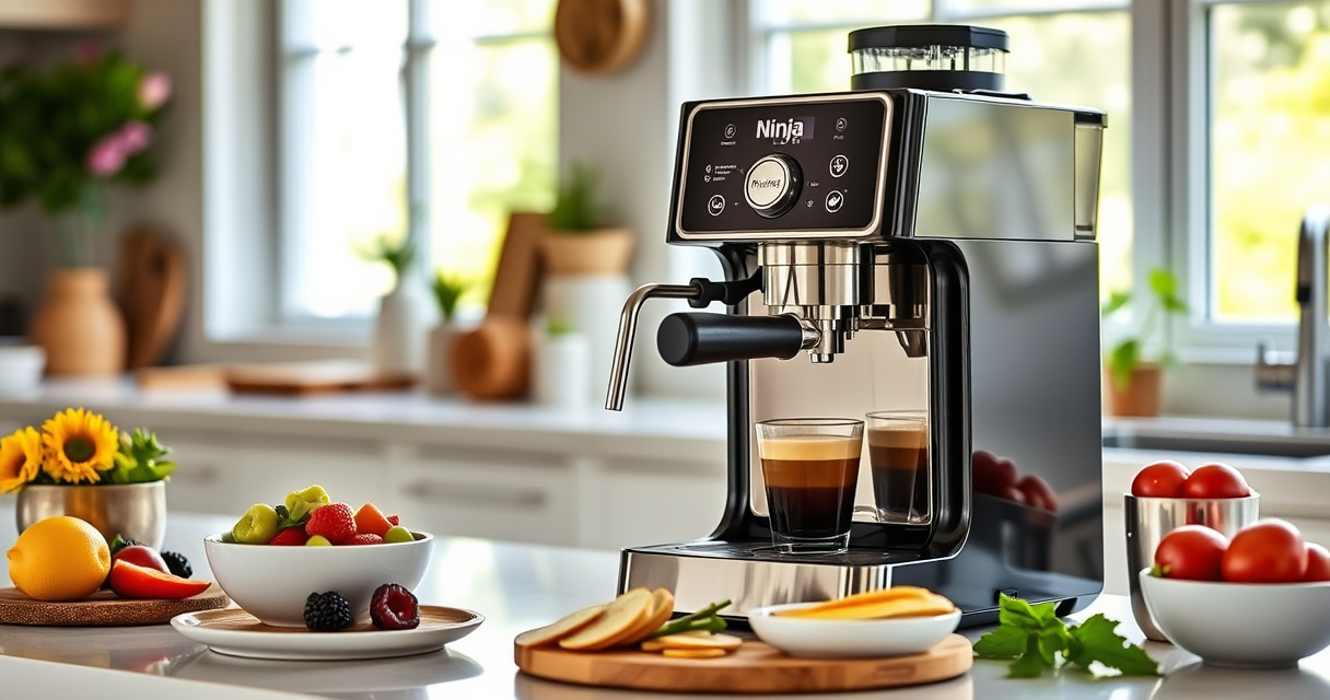 Ninja Luxe Café Premier 3-in-1 Espresso Machine: Summer Coffee Perfection